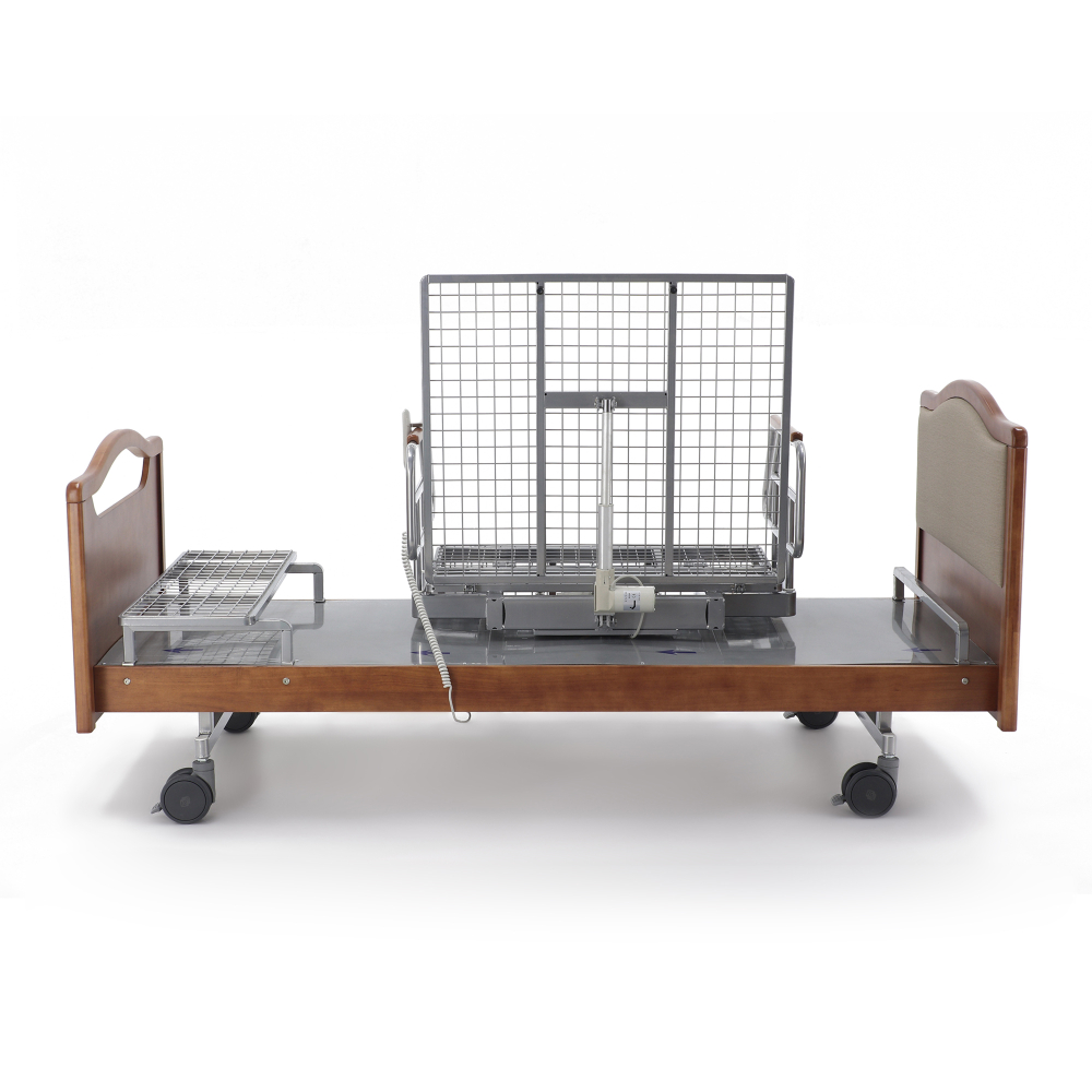 Кровать электрическая MED-MOS DB-2B с поворотным креслом в левую сторону (коричневый)