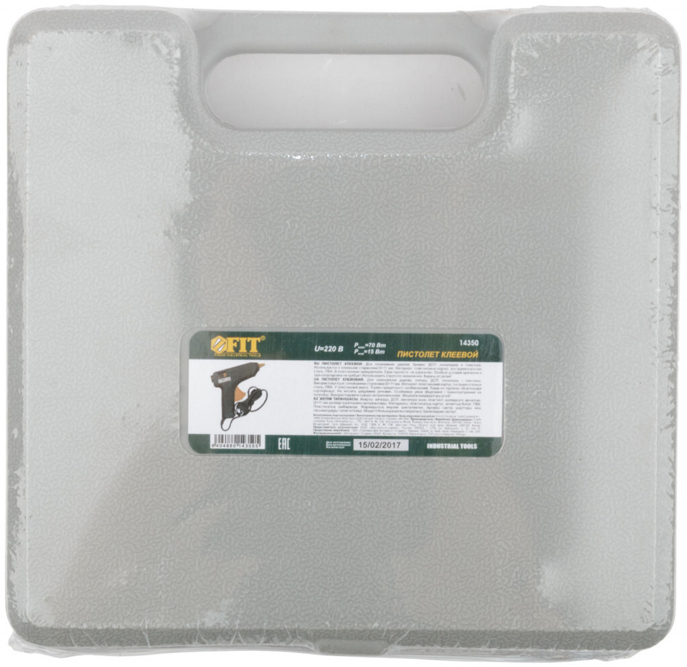 Пистолет клеевой 11 мм Чемодан FIT
