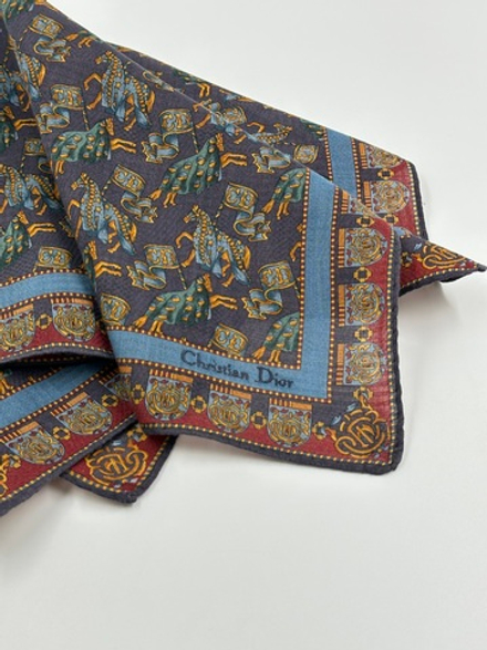 Платок с лошадьми Christian Dior
