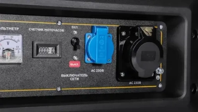 Генератор бензиновый CHAMPION GG5000 (5,5кВт, 15лс, 4-х тактный двигатель, бак 25л, 71кг, счетчик моточасов) / бензогенератор