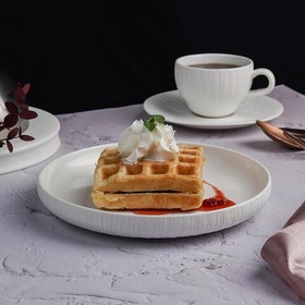 Тарелка с бортом d=20 см, h=3 см, серия "White Moon", P.L. - Proff Cuisine