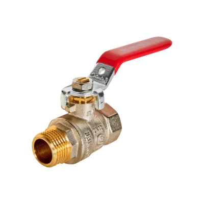 Кран шаровой полнопроходной ROMMER - 1/2" (ВР/НР, PN40, ручка-рычаг)