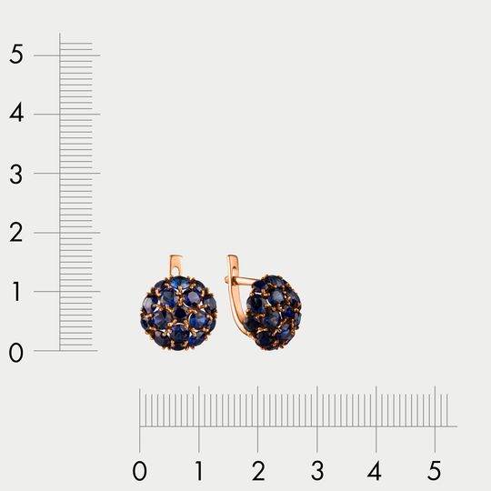 Серьги золотые