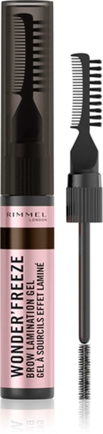 Rimmel Wonder'Freeze - Гелевая тушь для ресниц и бровей оттенок 003 Medium Brown, 6 g