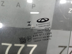 Стекло двери передней левой Omoda C5 22-нв Б/У Оригинал 555000274AA