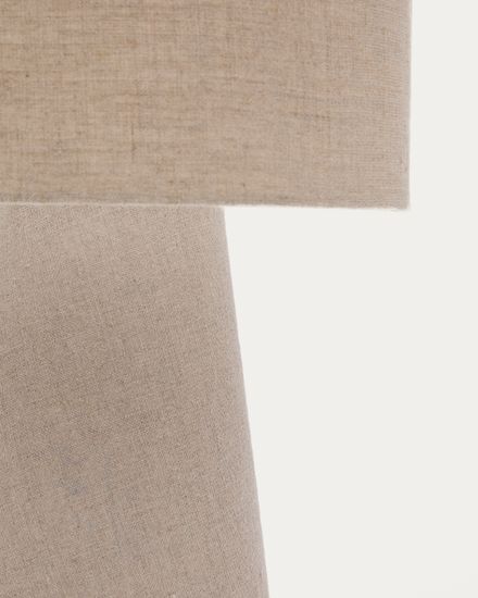 Настольная лампа Algaida серая ткань