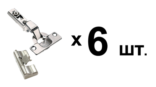 Комплект из 6-ти доводчиков с петлей