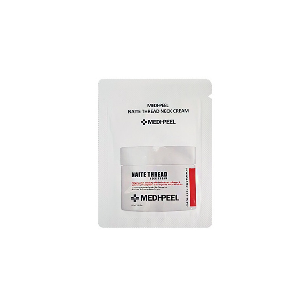 Подтягивающий крем для шеи с пептидным комплексом - Medi-Peel Naite Thread Neck Cream, 1,5 мл