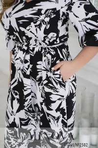 Платье 2502-черный Minova