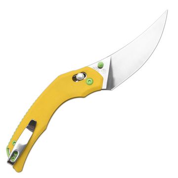 Нож CJRB J1955-YE Nanner  с клинком из стали AR-RPM9, рукоять G10