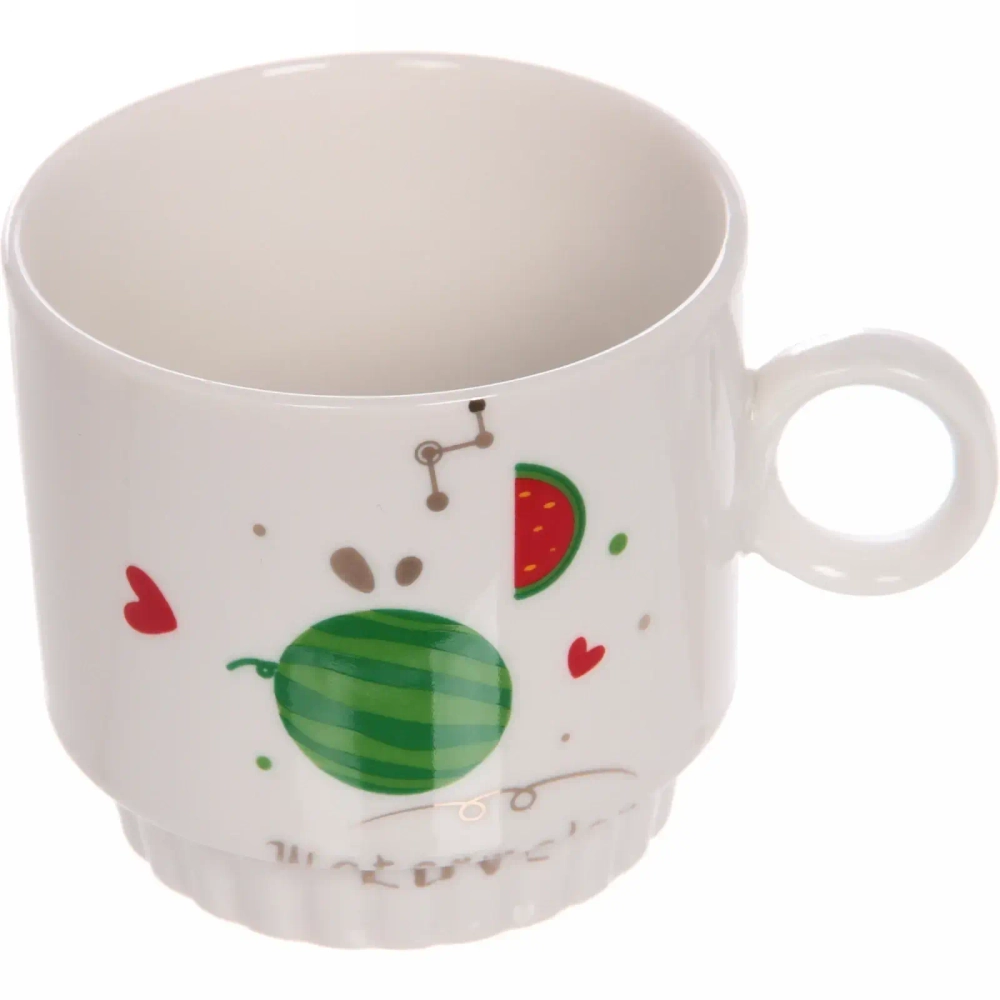 Набор кружек на стойке 280мл «Арбузы»