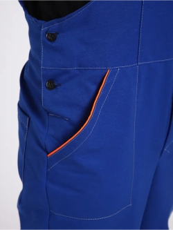 Комбинезон рабочий голубой Великан на лямках