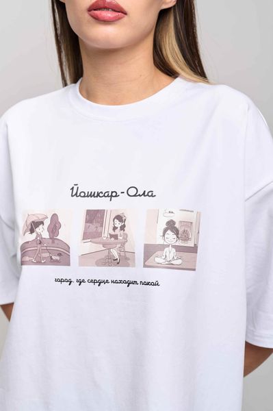 Футболка женская оверсайз 