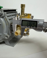 Насос водяной плунжерный для мойки высокого давления Tademitsu TM 280, TM 380, TAO T-380, помпа, латунная головка (1 шт.)