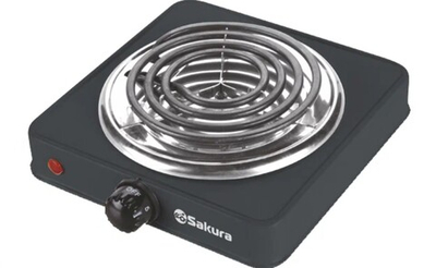 Электроплитка SAKURA ПЭ-08 черная
