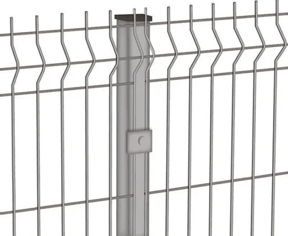 Панель 3D 1,73х2,5м цинк (диаметр прутка 3мм) Панель 3D 1,73х2,5м цинк (диаметр прутка 3мм)