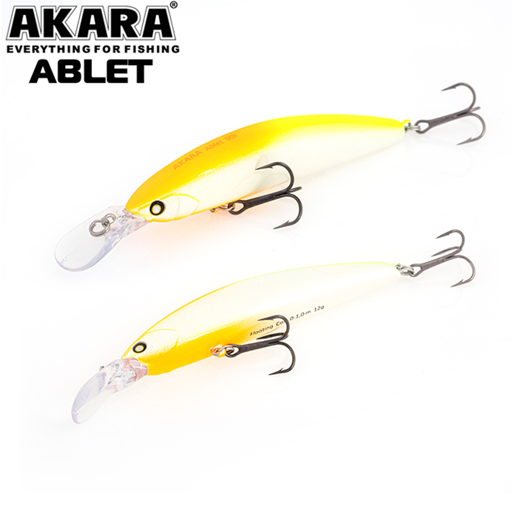 Воблер Akara Ablet 90F 12гр. (3/7 oz 3,5 in) A166