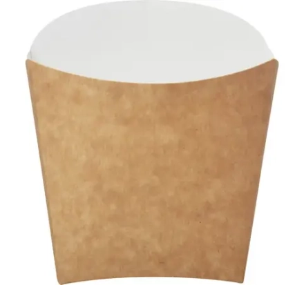 Упаковка для картофеля ФРИ Fry Pack 115х45х123мм Крафт (50 шт/уп)