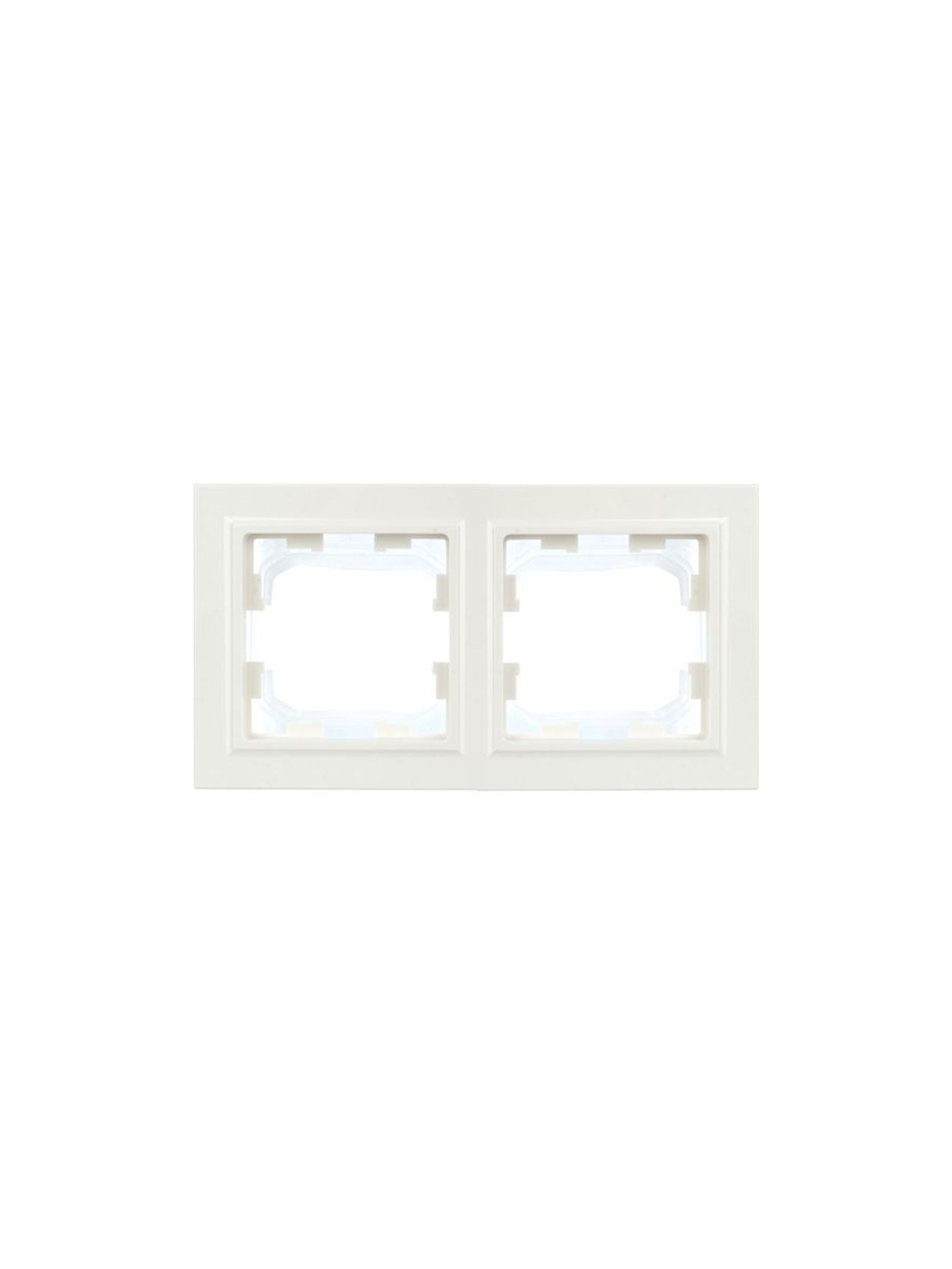 Рамка 2-м IP44 BRITE РУ-2-БрБ-44 бел. IEK BR-M22-44-K01