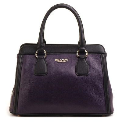 903/10 BG кожа баклаж. /чер. (сумка жен.)