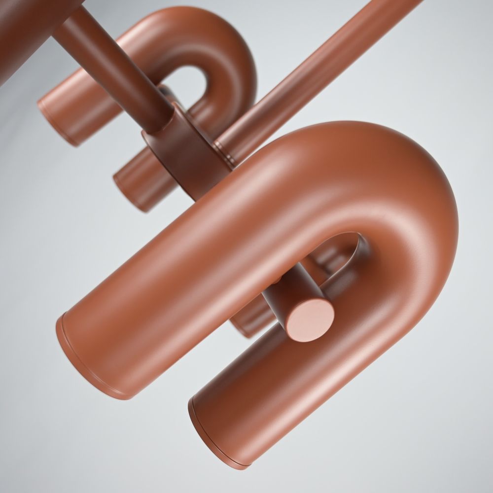 Подвесная Люстра Fanny 8 Orange By Imperiumloft