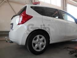 Оцинкованный фаркоп на Nissan Note 2013-2020 (без электрики), Galia N057C