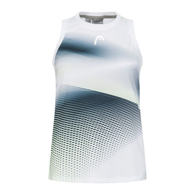 Женская теннисная майка HEAD Performance Tank Top Women - White, Multicoloured