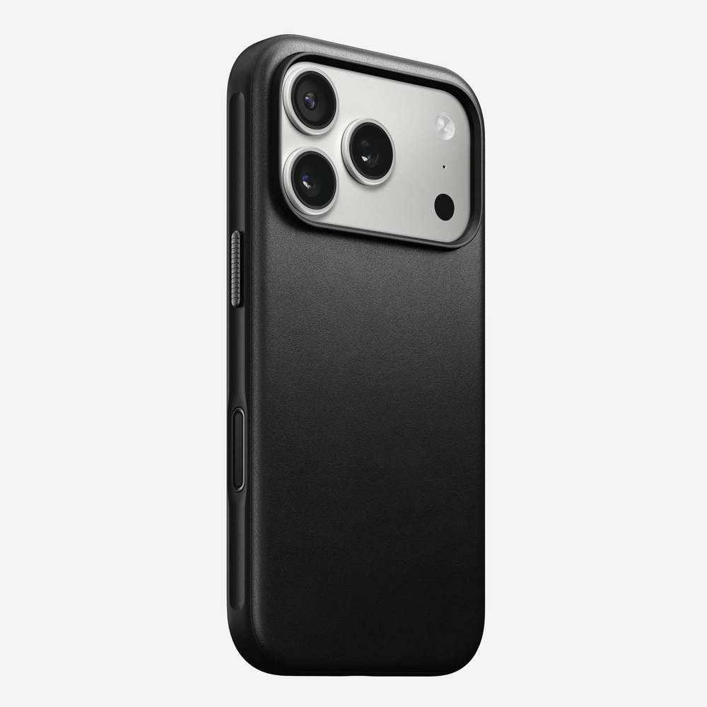Кожаный чехол Nomad Modern Leather Case для iPhone 17 Pro черный