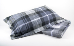 Постельное белье 2 спальное евро Mirabello Scozia серое Италия