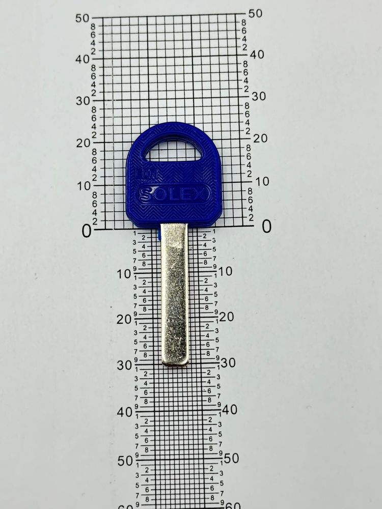 SOLEXквадратпластик.синий(30x5.5x2.9mm),(D-327) 15525