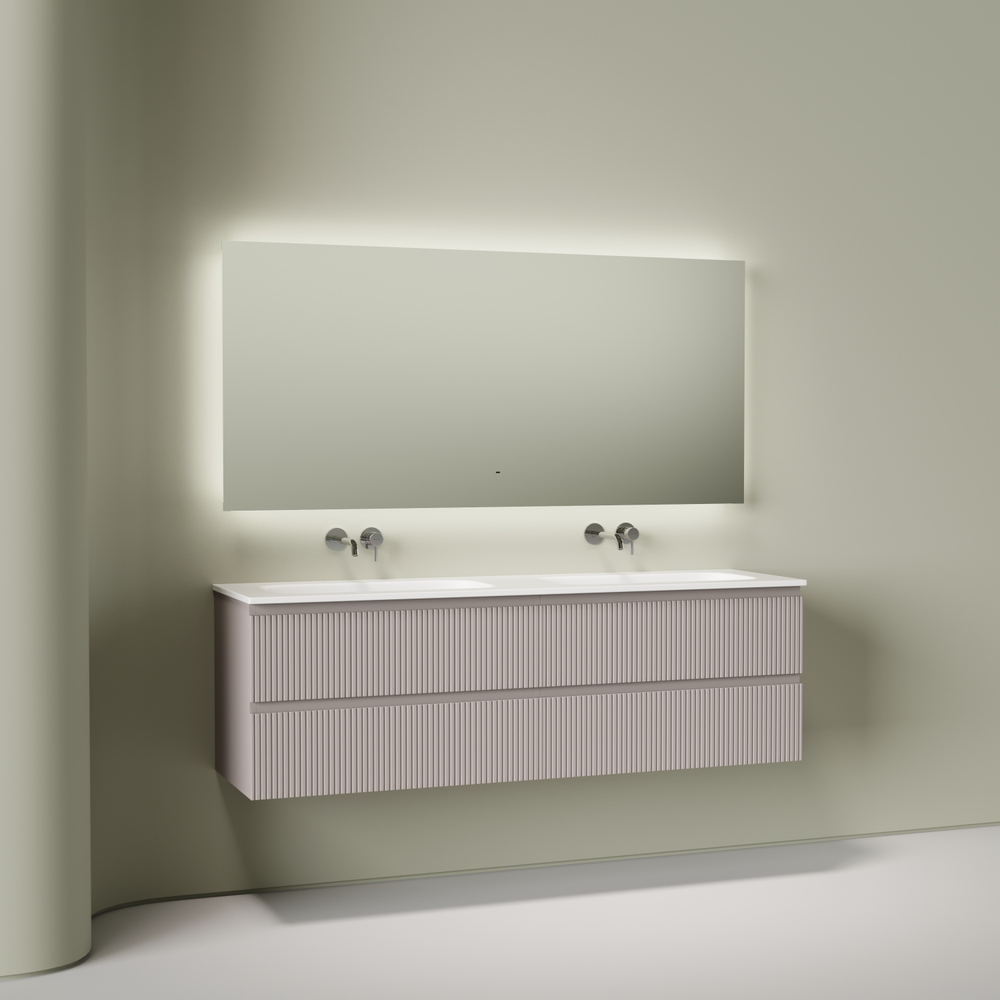 Тумба подвесная Sancos Snob T c двумя ящиками 790х445х500, Doha Soft, SNT80SM