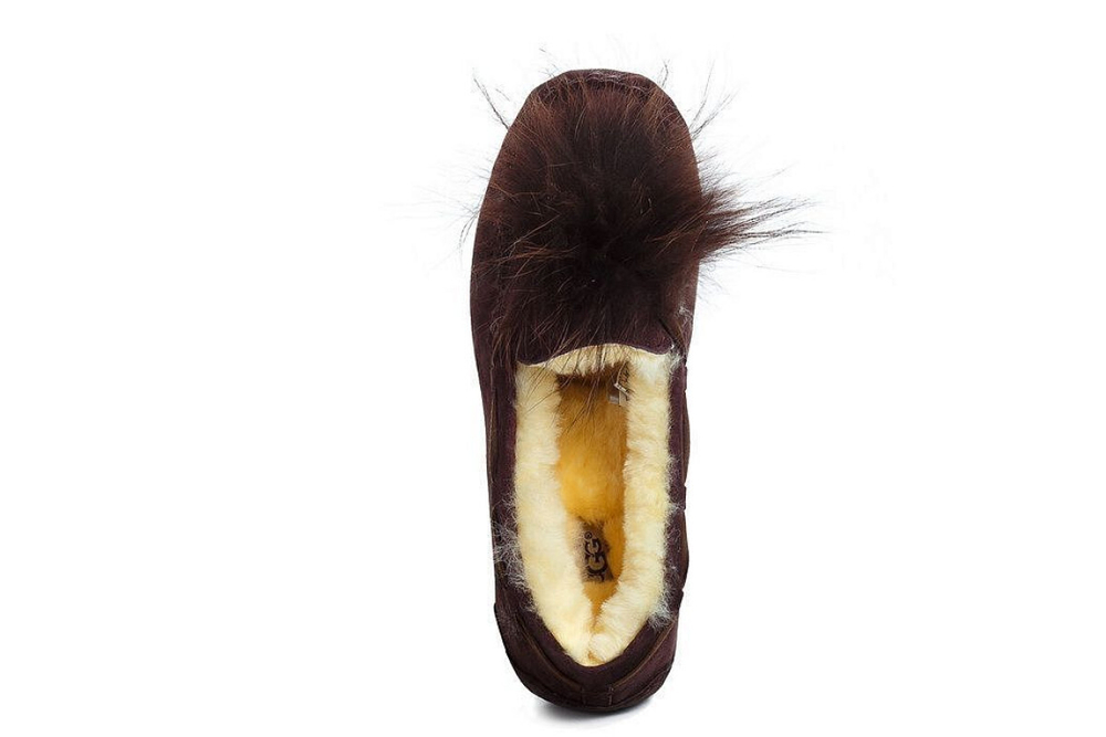 UGG Dakota Pom Pom Chocolate