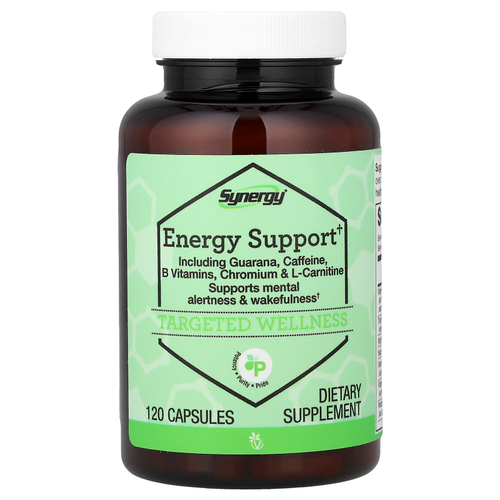 Vitacost, Synergy®, добавка для поддержки уровня энергии, 120 капсул