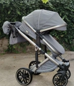 Детская коляска Luxmom F2A 3в1 (серый)