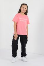 Фуфайка (футболка) для девочки Кэш-1 Виотекс КОРАЛЛОВЫЙ