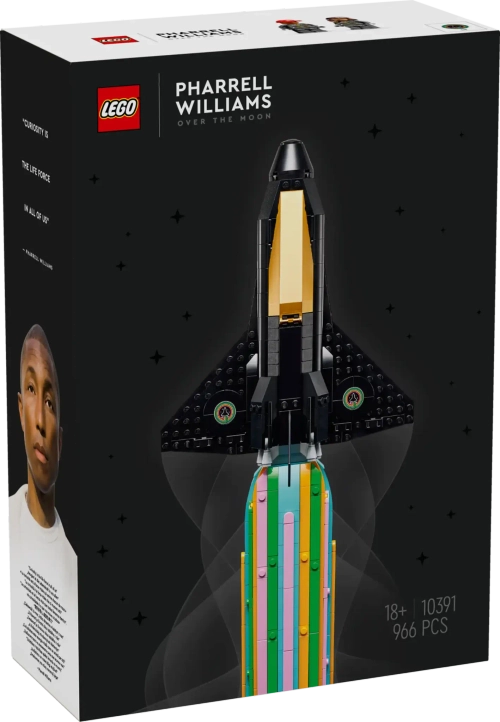 Конструктор LEGO Icons 10391 «Иконы над Луной» с Фарреллом Уильямсом