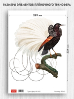 Трансфер для декупажа переводной рисунок для поверхностей 042