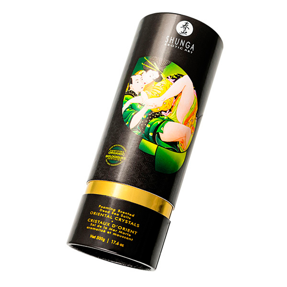 Соль Мёртвого моря для ванны Цветок лотоса Shunga Oriental Crystals 500г
