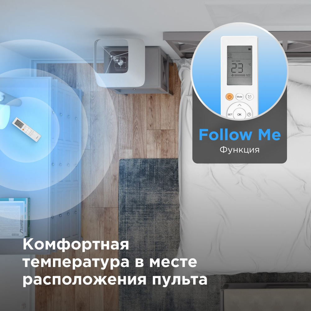 Сплит-система Midea Paramount Inverter MSAG1-07N8C2U-I/MSAG1-07N8C2U-O, инверторная, для помещения до 20 кв.м.