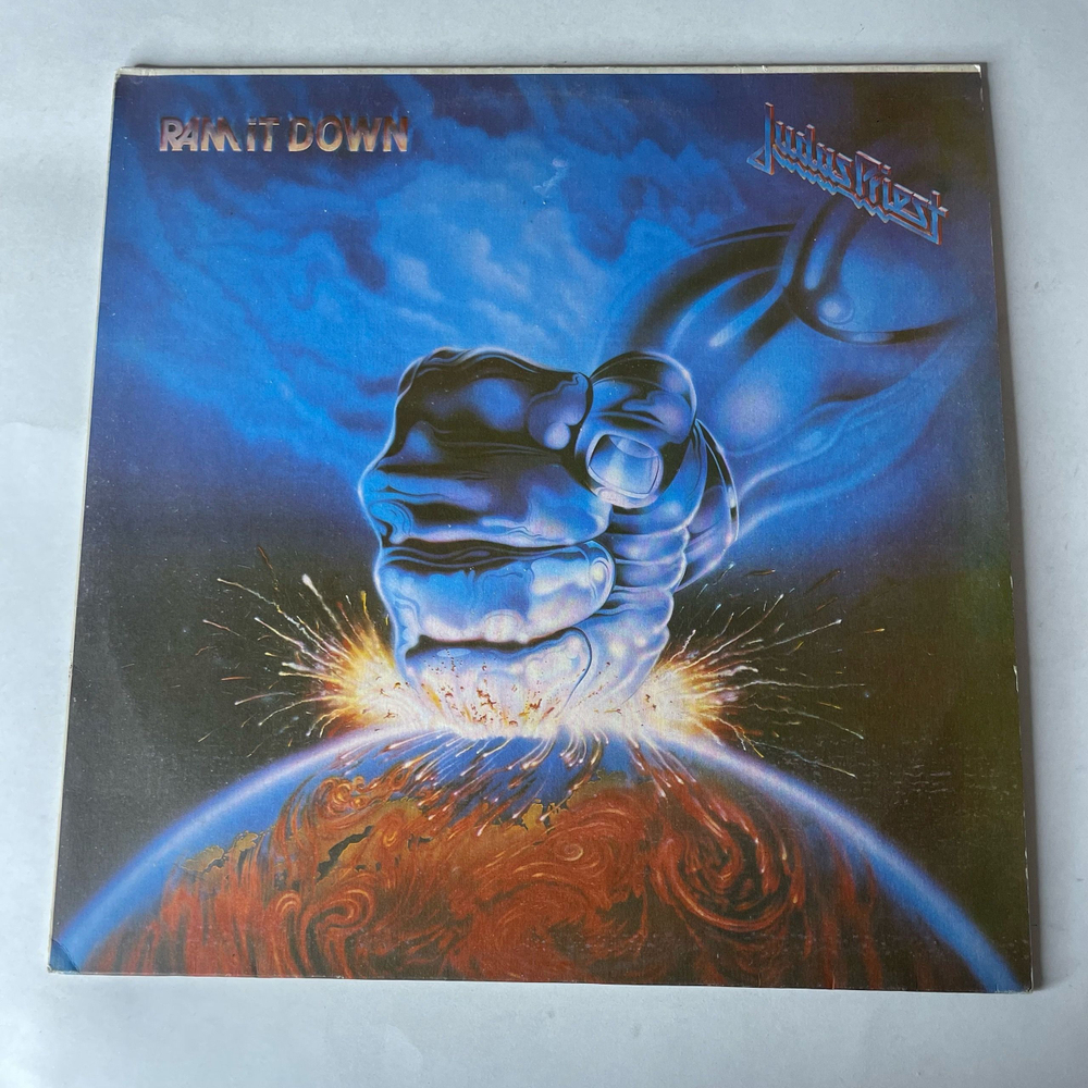 Винтажная виниловая пластинка LP Judas Priest Ram It Down (Россия 1993)
