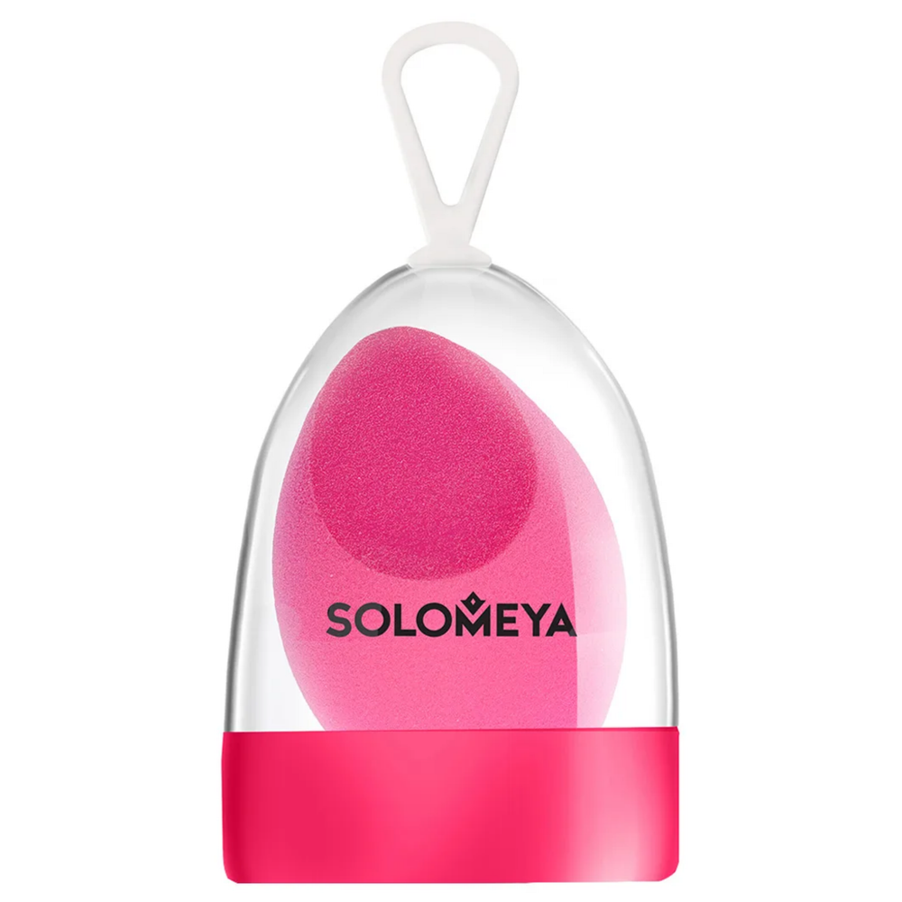 Solomeya Косметический спонж для макияжа со срезом Розовый