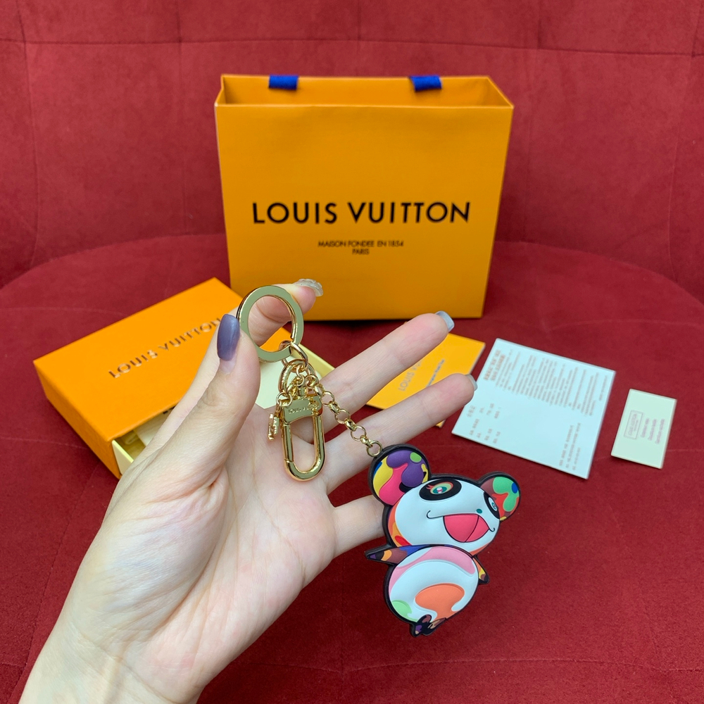 Louis Vuitton Superflat Panda Key Holder