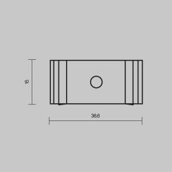 Комплект креплений (для профиля 35×35) 4 шт., Maytoni ALM-3535A-MT 642032