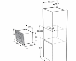 Микроволновая печь GORENJE Simplicity BM235G1SYB