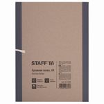 Папка архивная А4 "Форма 21", 80 мм, переплетный картон/бумвинил, ГИБКИЙ КОРЕШОК, до 800 л., STAFF, 112164