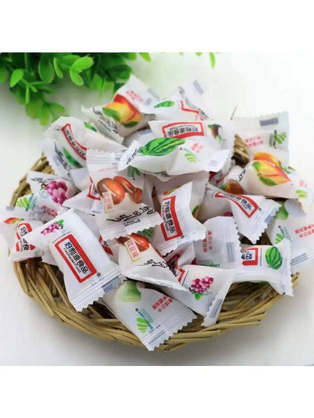 Молочно-фруктовые конфеты Haoliyuan Fresh Milky Balls