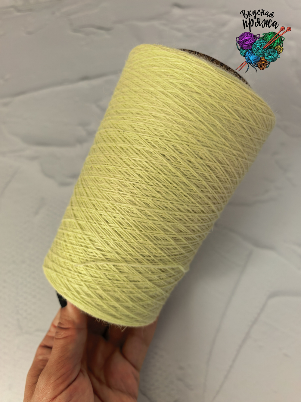 Ангора 70%, нейлон 30% - лимонное мороженое - 300гр