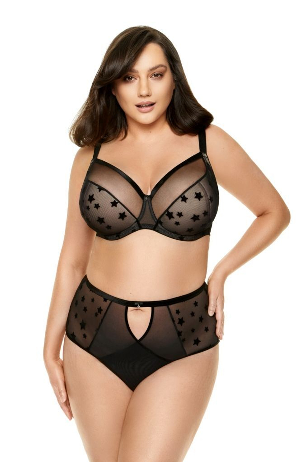 Трусы Astra с высокой линией талии (Размер: 48) (Цвет: черный)