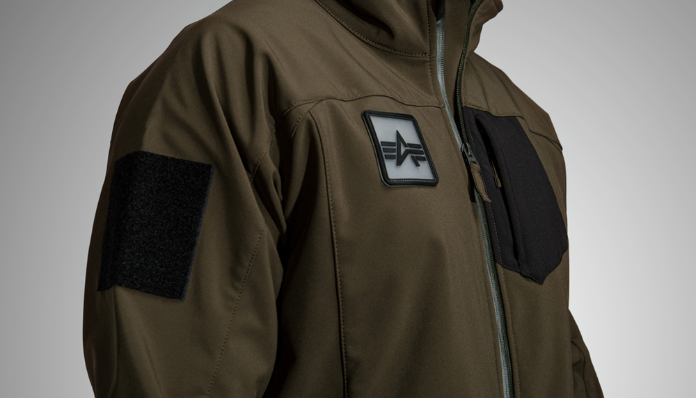 Куртка Мужская - Alpha Robinson  Softshell (оливковая - olive)