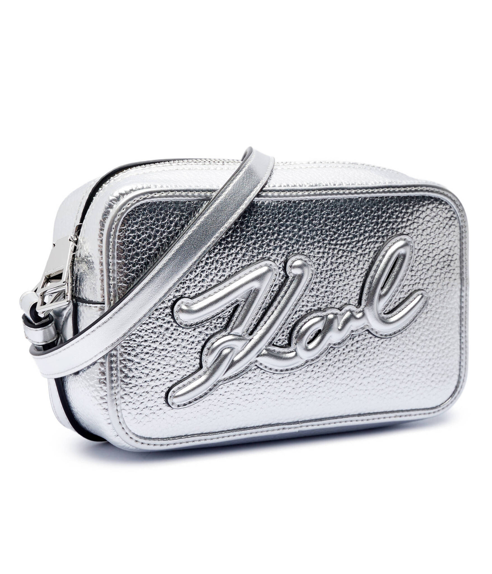 Сумка-мессенджер Karl Lagerfeld - серебряный(245W3094)